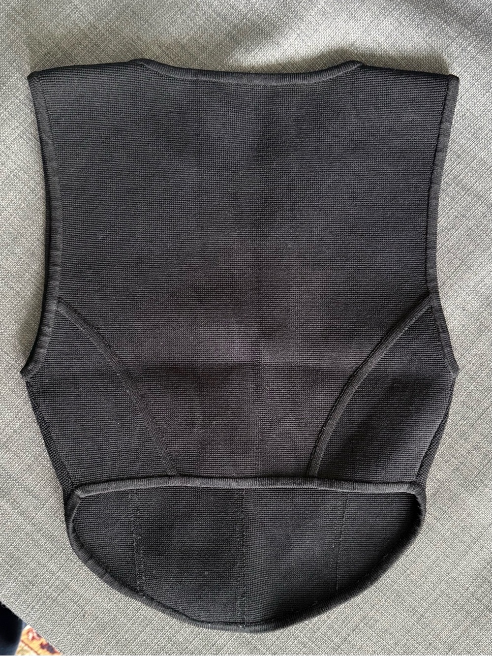Babaton Black Structured Knit Shell - Picture 2 of 5